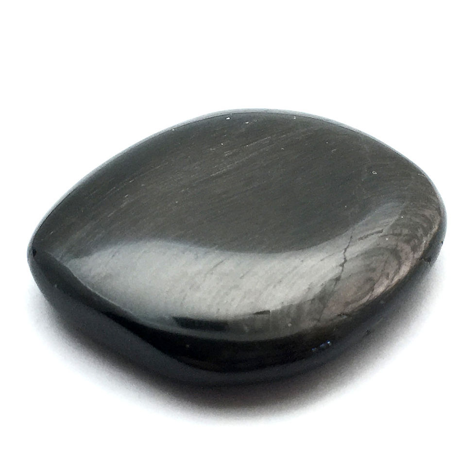 Thumbnail: Hypersthene Pocket Palm Stone • Brazil • 33.3 grams ~ 42x35x11mm