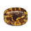 Thumbnail: 169-VLH-1915-1006 • Oval • Topaz Spotted Flat • Glass • 19x15mm| Smoky Mountain Beads
