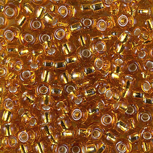 6-2422 Silver-Lined Topaz 6/0 Miyuki Seed Beads | SmokyMountainBeads.com