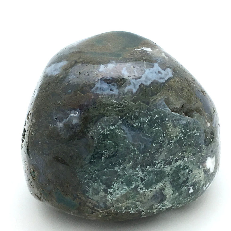Thumbnail: Moss Agate • Brazil • 313.1 grams ~ 75x61x48mm