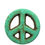 Thumbnail: 135100Ho-F1504-GRN • Howlite Peace Sign Beads • 15x4mm | SmokyMountainBeads.com