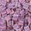 Thumbnail: TL142FR Matte Transparent Smoky Amethyst AB Tila Beads • 5x5mm | SmokyMountainBeads.com