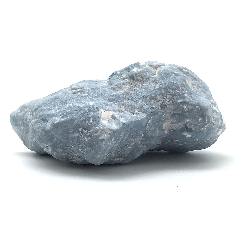 Thumbnail: Anhydrite (Angelite) • Peru • 261.2 grams ~ 99x42x55mm