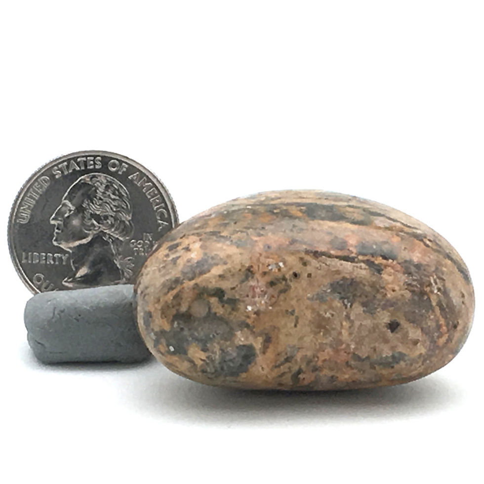 Thumbnail: Leopard Skin Jasper Heart • Mexico • 54.8 grams ~ 45x39x25mm
