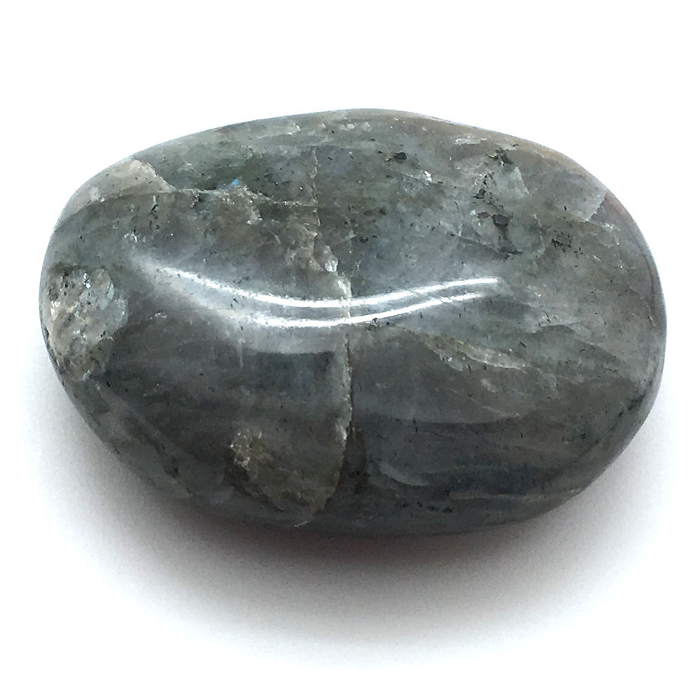 Thumbnail: Labradorite Palm Stone • Madagascar • 50.5 grams ~ 51x38x17mm