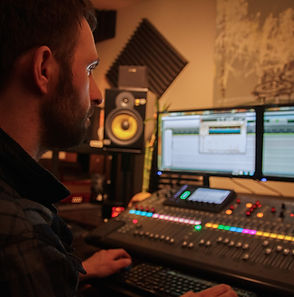 Sean Glass, audio engineer for what a production Connecticut, thurotype studio