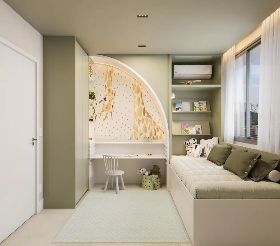 Apartamento 4 suítes Intter garden 207 Águas Claras