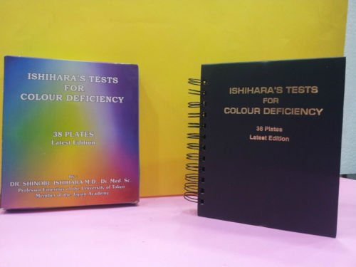 Ishihara Book M Gold Colour Vision Test Book for Colour Blindness Screening