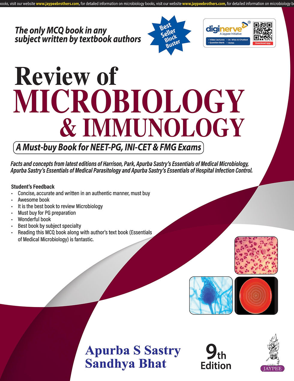 Review of Microbiology & Immunology 9th Edition 2026 | Apurba Sastry & Sandhya Bhat