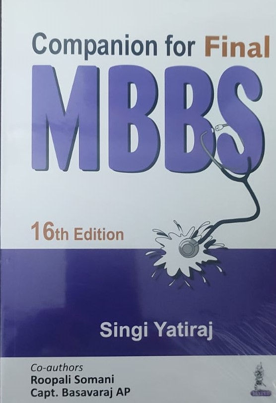 Companion for Final MBBS 16th Edition Singi Yatiraj