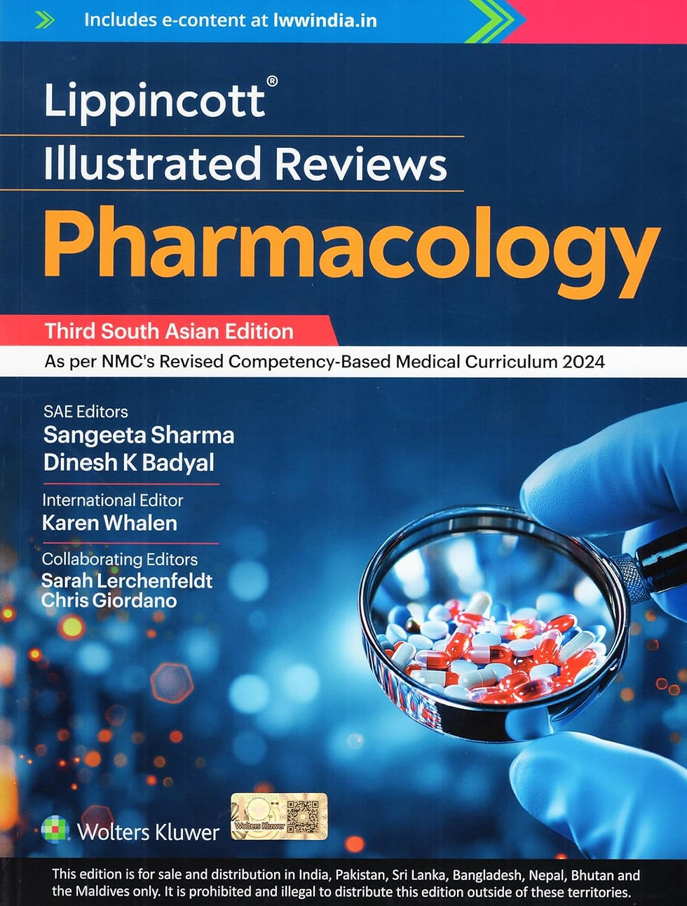 Lippincott Illustrated Reviews: Pharmacology 3rd South Asian Edition