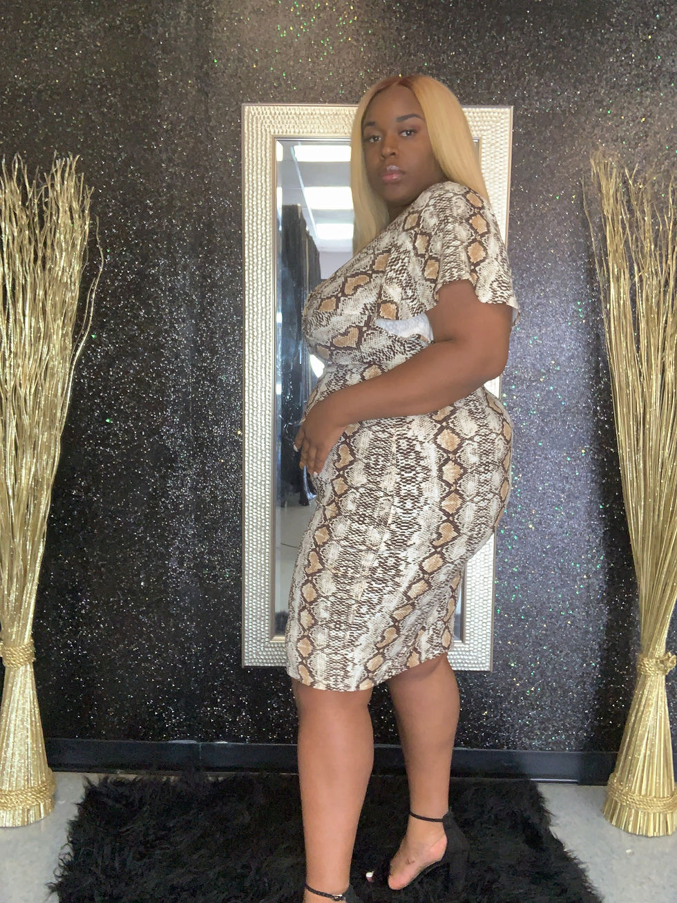 Thumbnail: Snake Print Dress