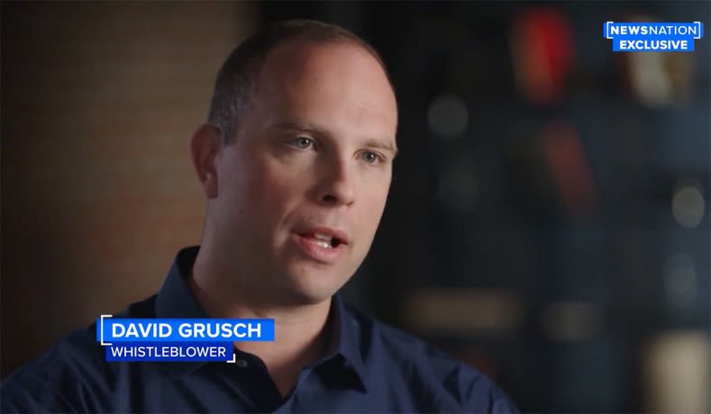 David Grusch during News Nation interview