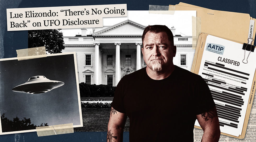 Elizondo Moves To DC As UAP Czar Rumors Spread