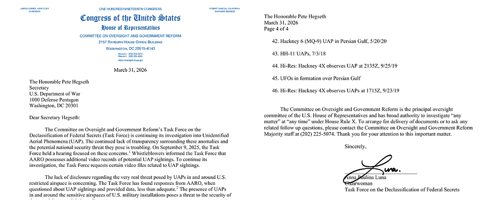 Congressional Letter