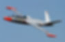 Fouga Magister aircraft flying in the sky