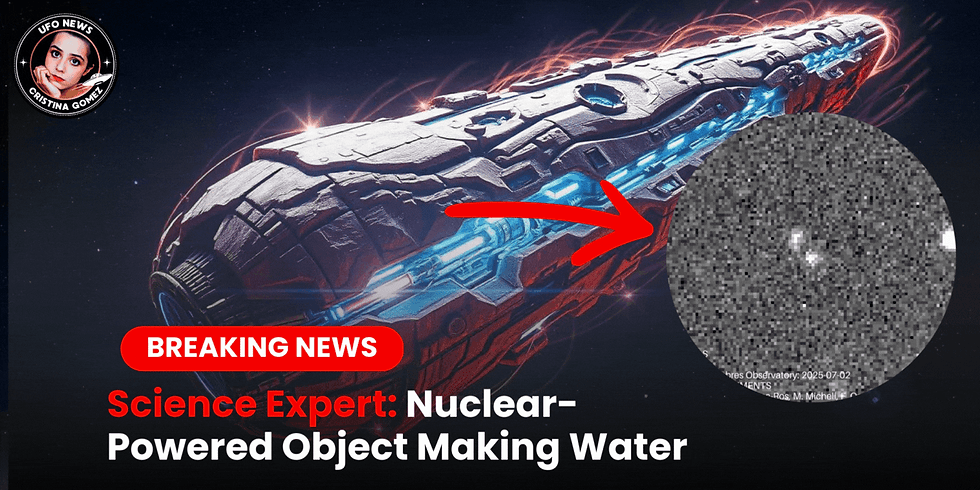 3I/ATLAS Is Nuclear Alien Craft - Says Scientist