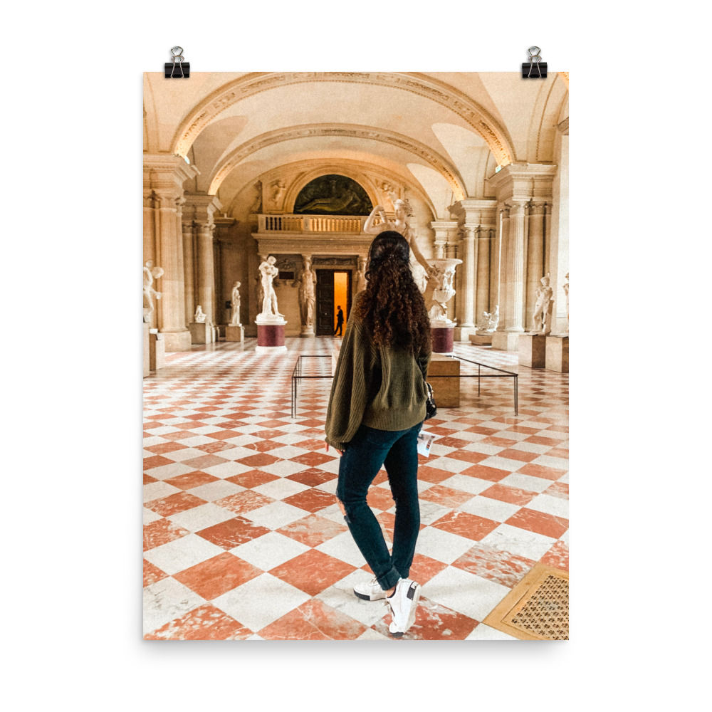 Girl in the Louvre