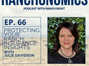 thumbnail graphic for Protecting Your Ranch: Insurance Insights with Julie Davidson [episode 66]