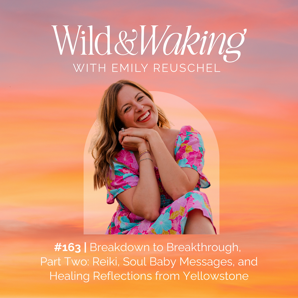 thumbnail for Wild and Waking episode 163 | Breakdown to Breakthrough, Part Two: Reiki, Soul Baby Messages, and Healing Reflections from Yellowstone