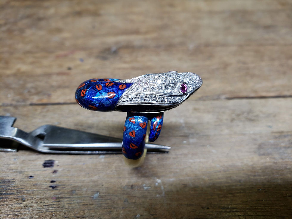 Vintage Snake Ring