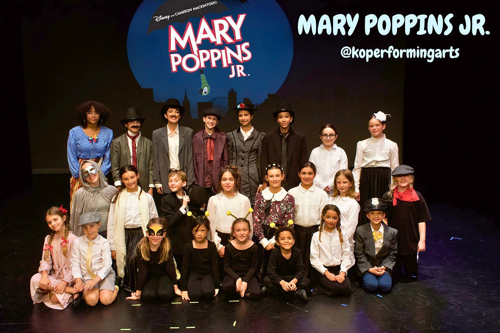 Cast photo from Mary Poppins Jr