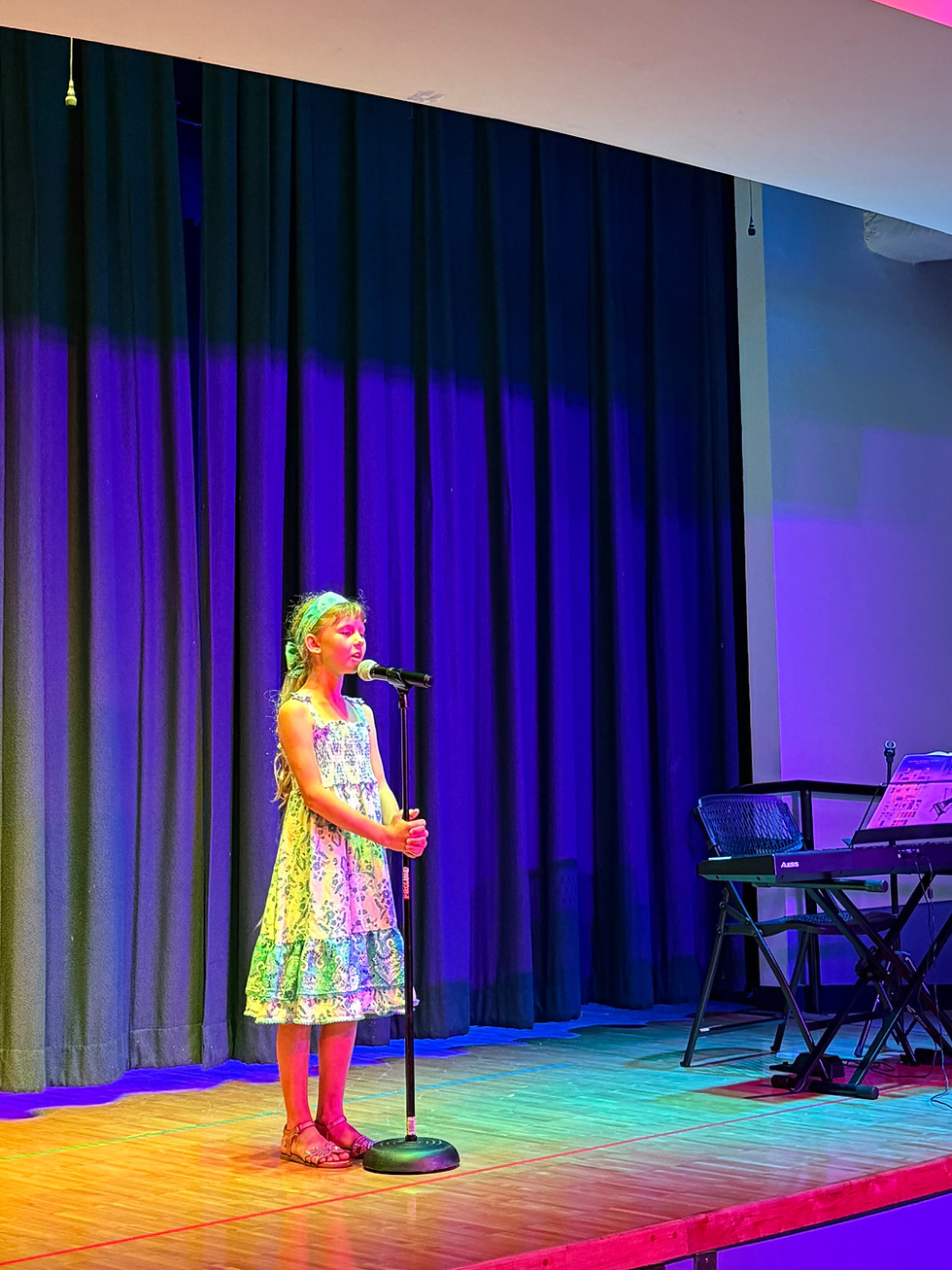 MBPA Student singing solo