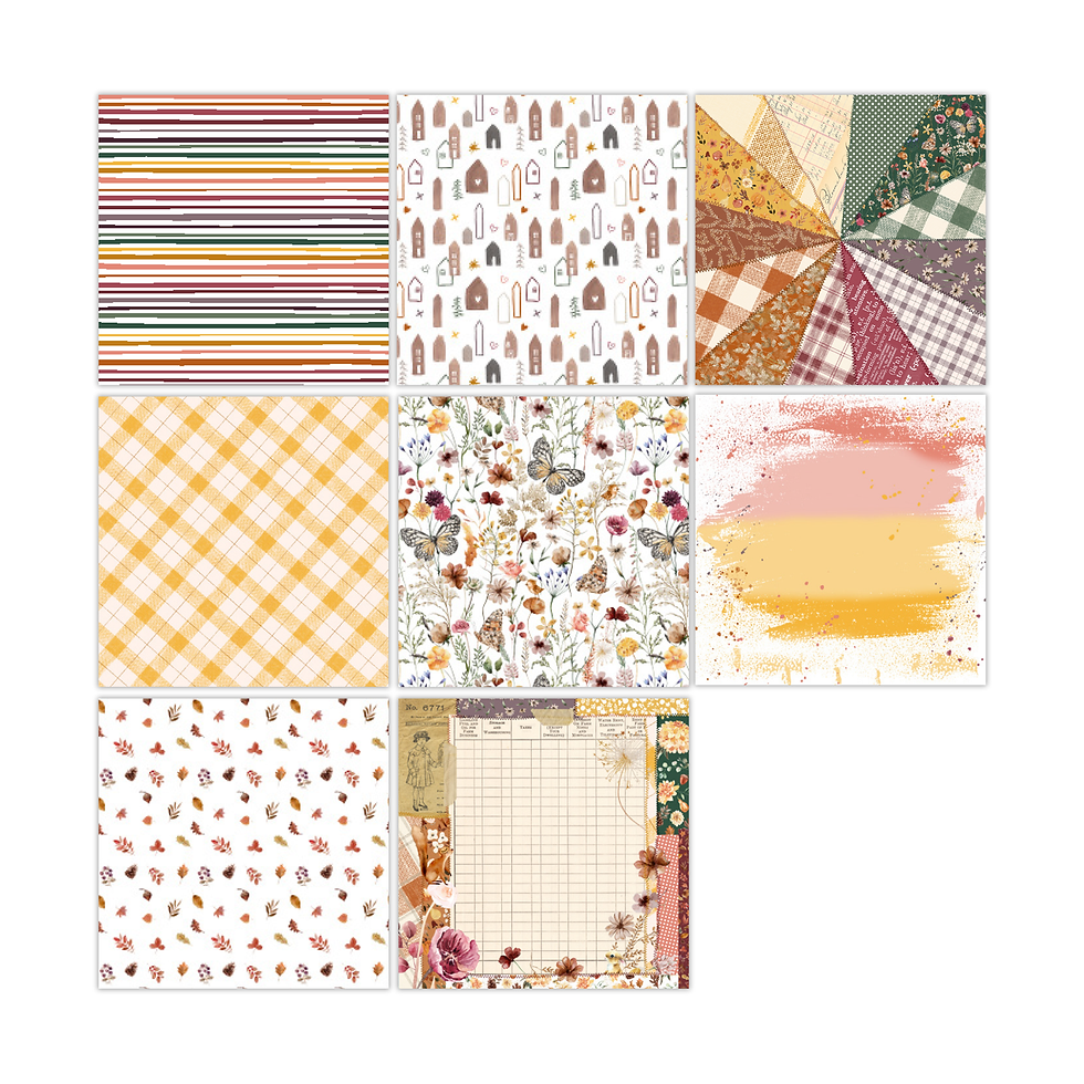 Thumbnail:  Pretty Little Studio Ginger Snap 12x12 Paper Pack