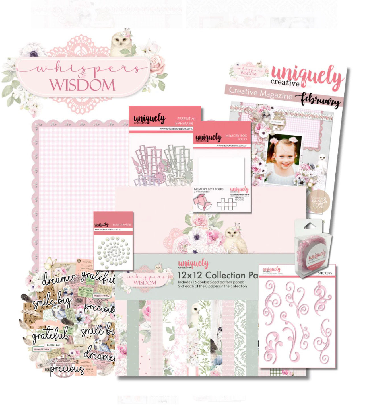 Whispers of Wisdom Uniquely Creative Creative Kit