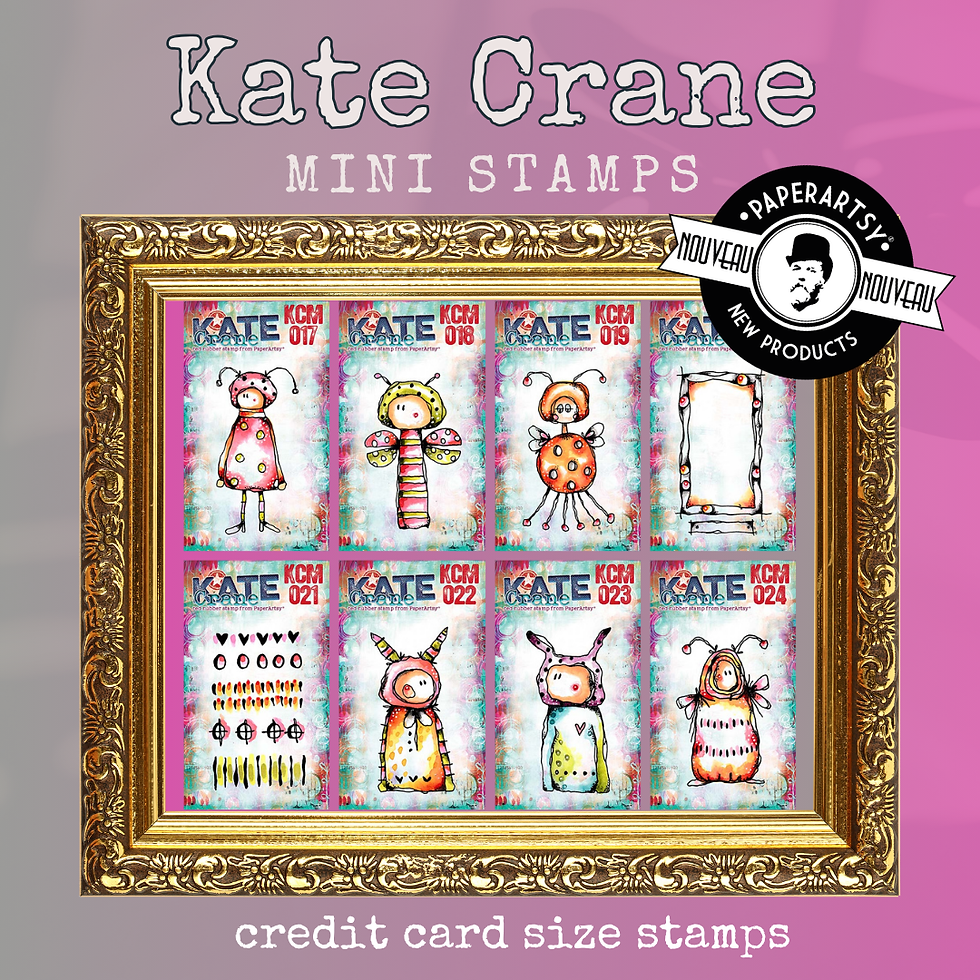 Thumbnail: Kate Crane PaperArtsy Mini Stamp KCM 021