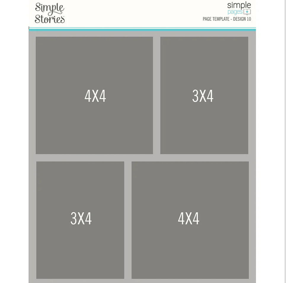 Simple Stories Page Template Design 10