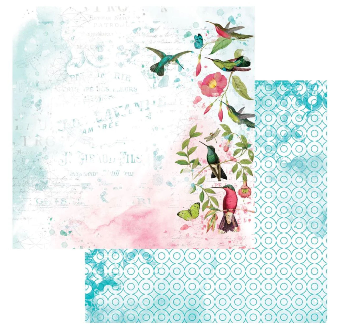 49 and Market Kaleidoscope Tessellated Beauty 12 x 12  Double Sided Paper 