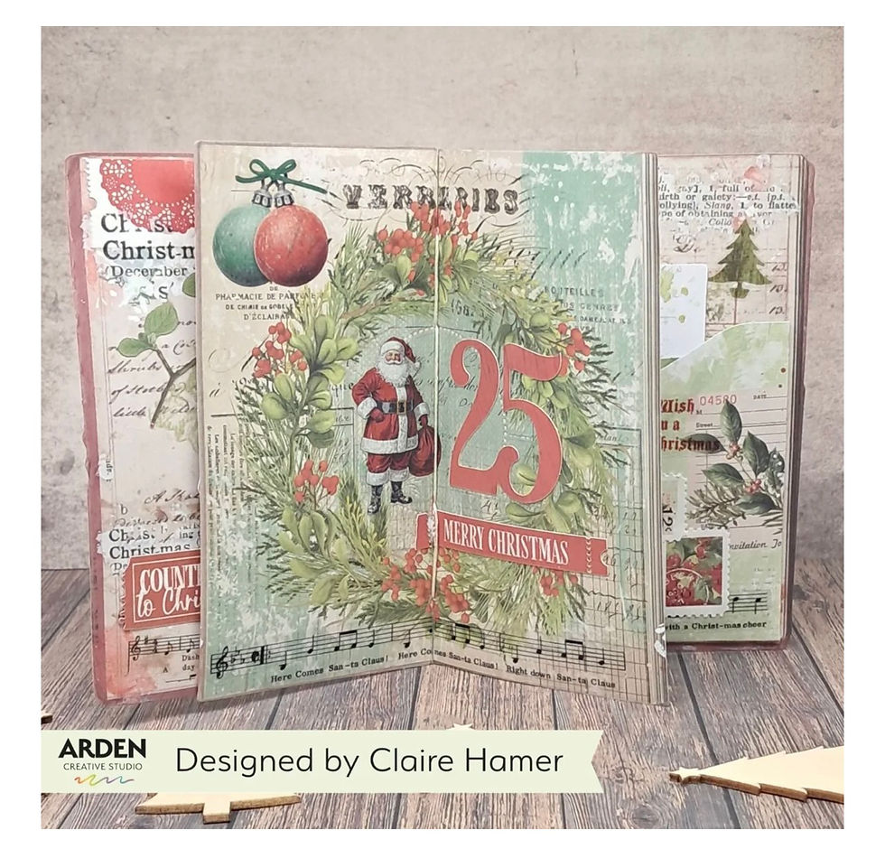 Thumbnail: Christmas Cheer Bookmakers Ephemera Pack Arden Creative Studio