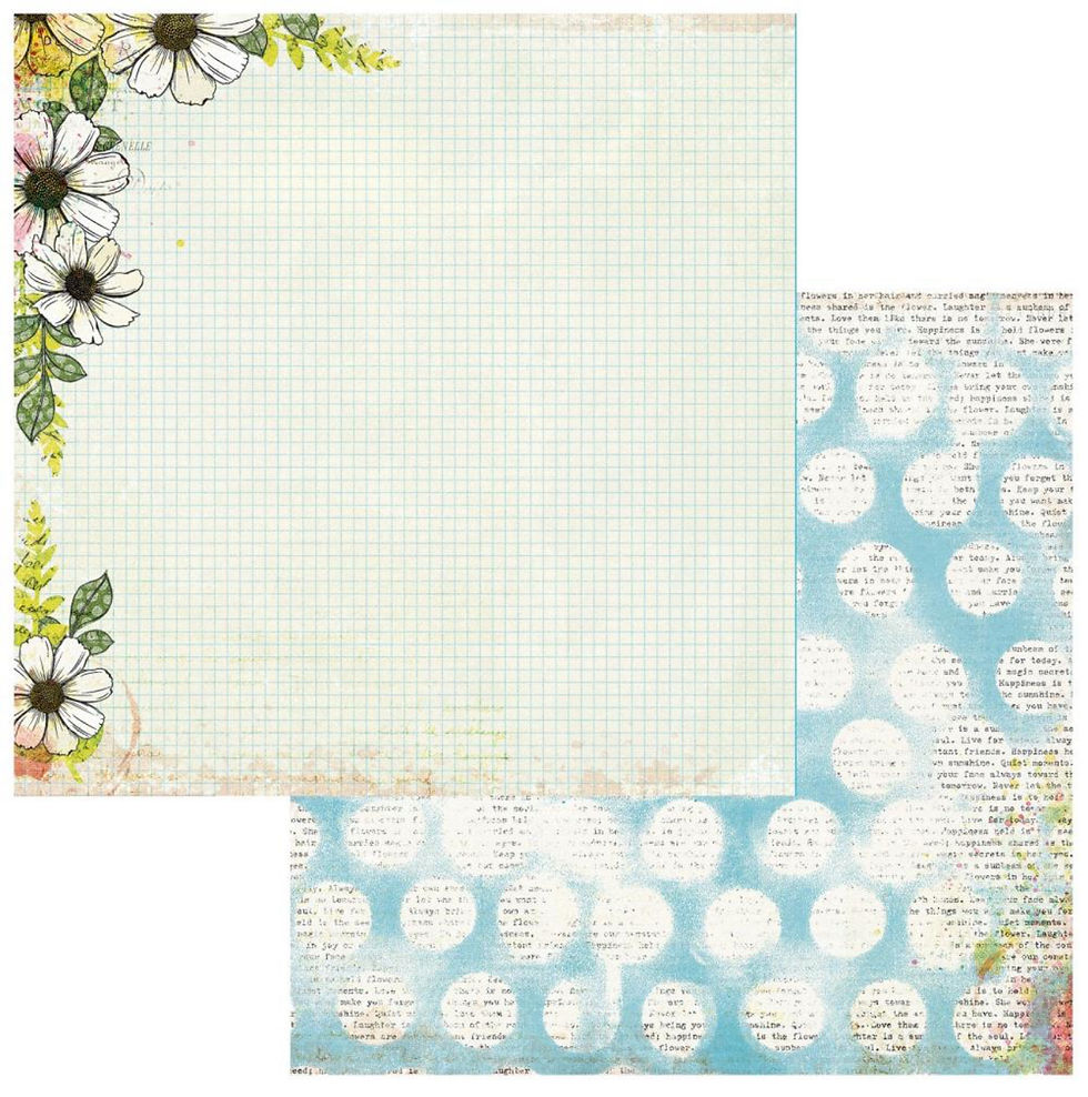 49 and Market Flower Emporium Paper 4 12x12 Vicki Boutin