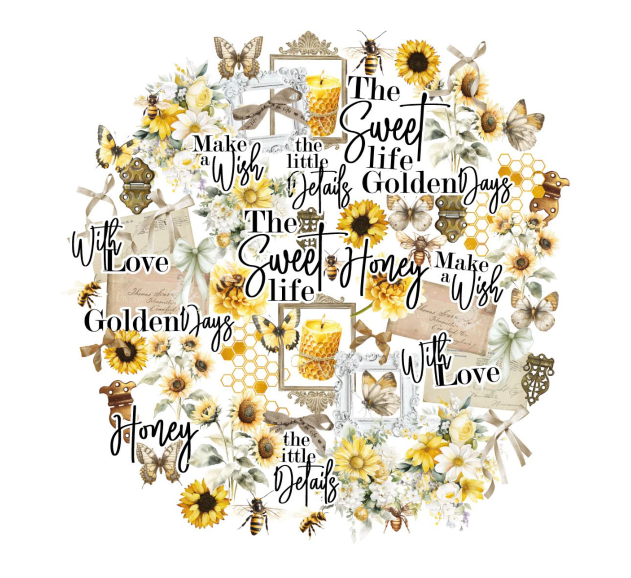 Uniquely Creative Sweet as Honey Creative Cuts