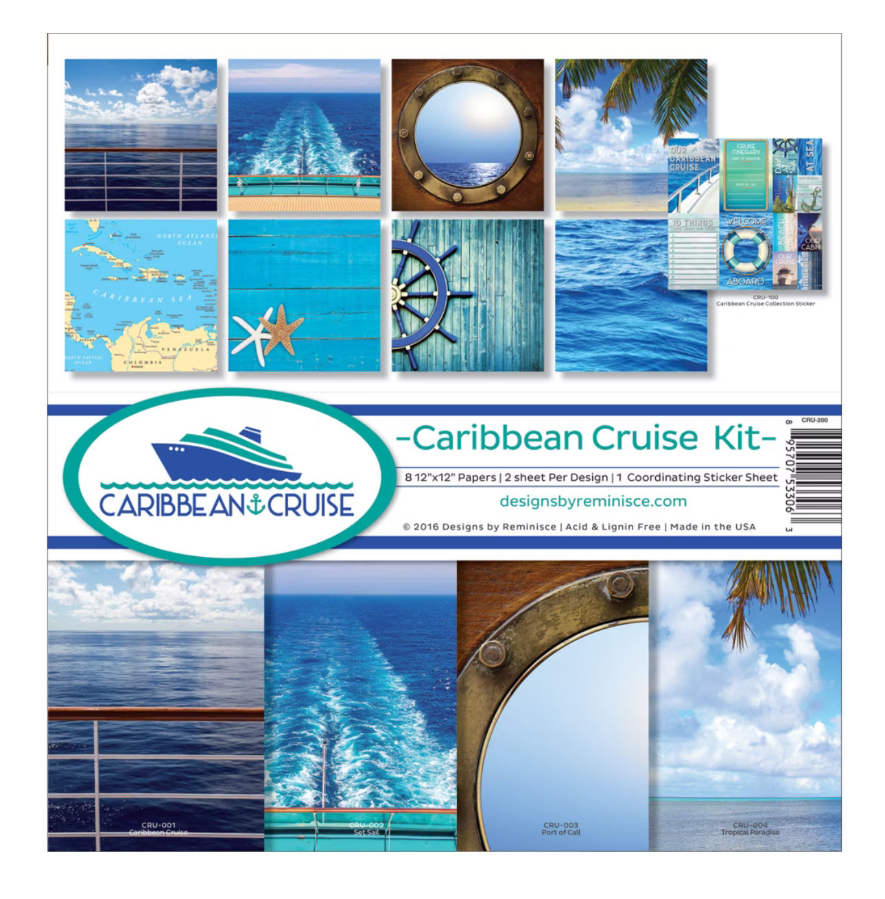 Reminisce Caribbean Cruise Collection Kit