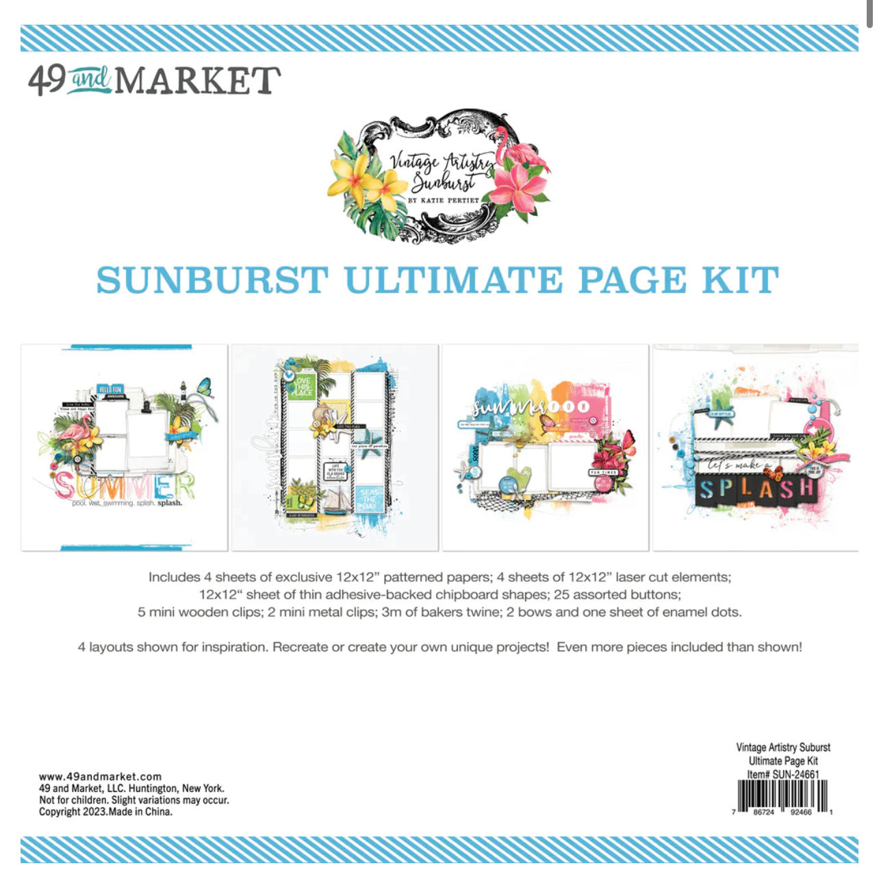 Vintage Artistry Sunburst Ultimate Page Kit