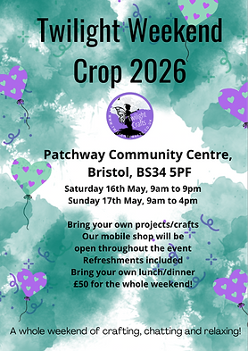 Twilight Crafts weekend crop retreat 2026