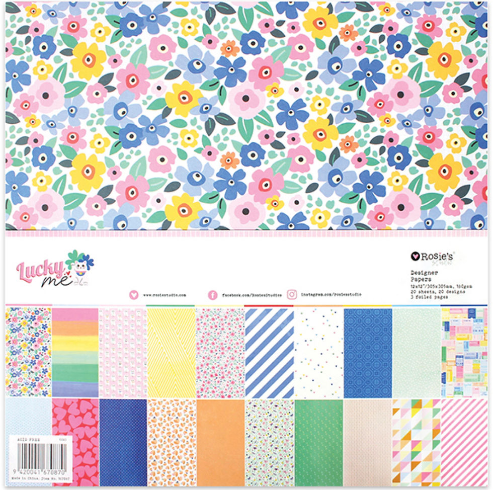 Rosie’s Studio Lucky Me 12 x 12 Paper Pack