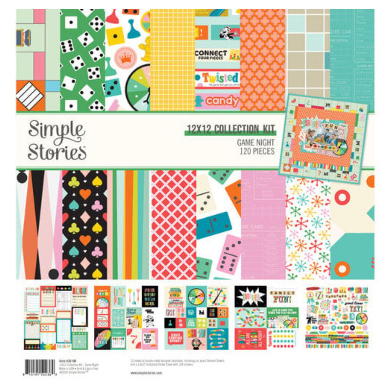 Simple Stories Game Night 12 x 12 Collection Kit