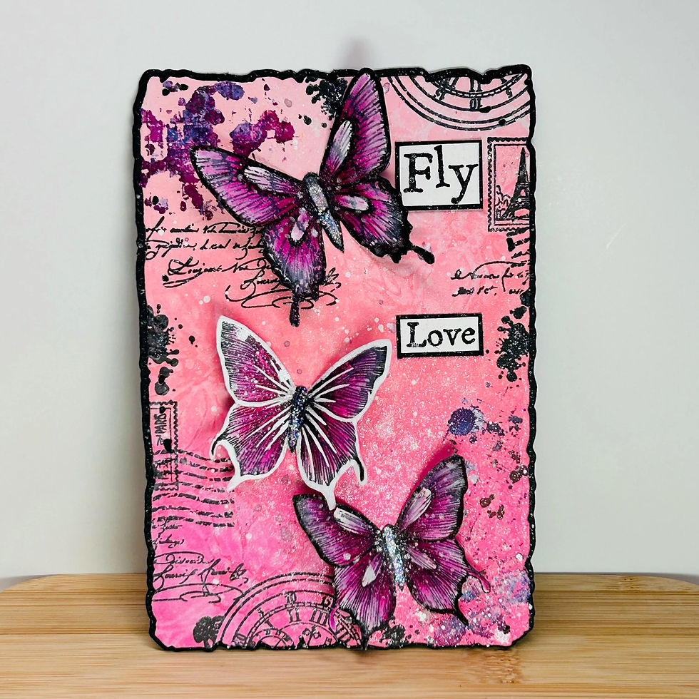 Thumbnail: Aall and Create #1174 - A7 Stamp Set - Wiggle & Dance 