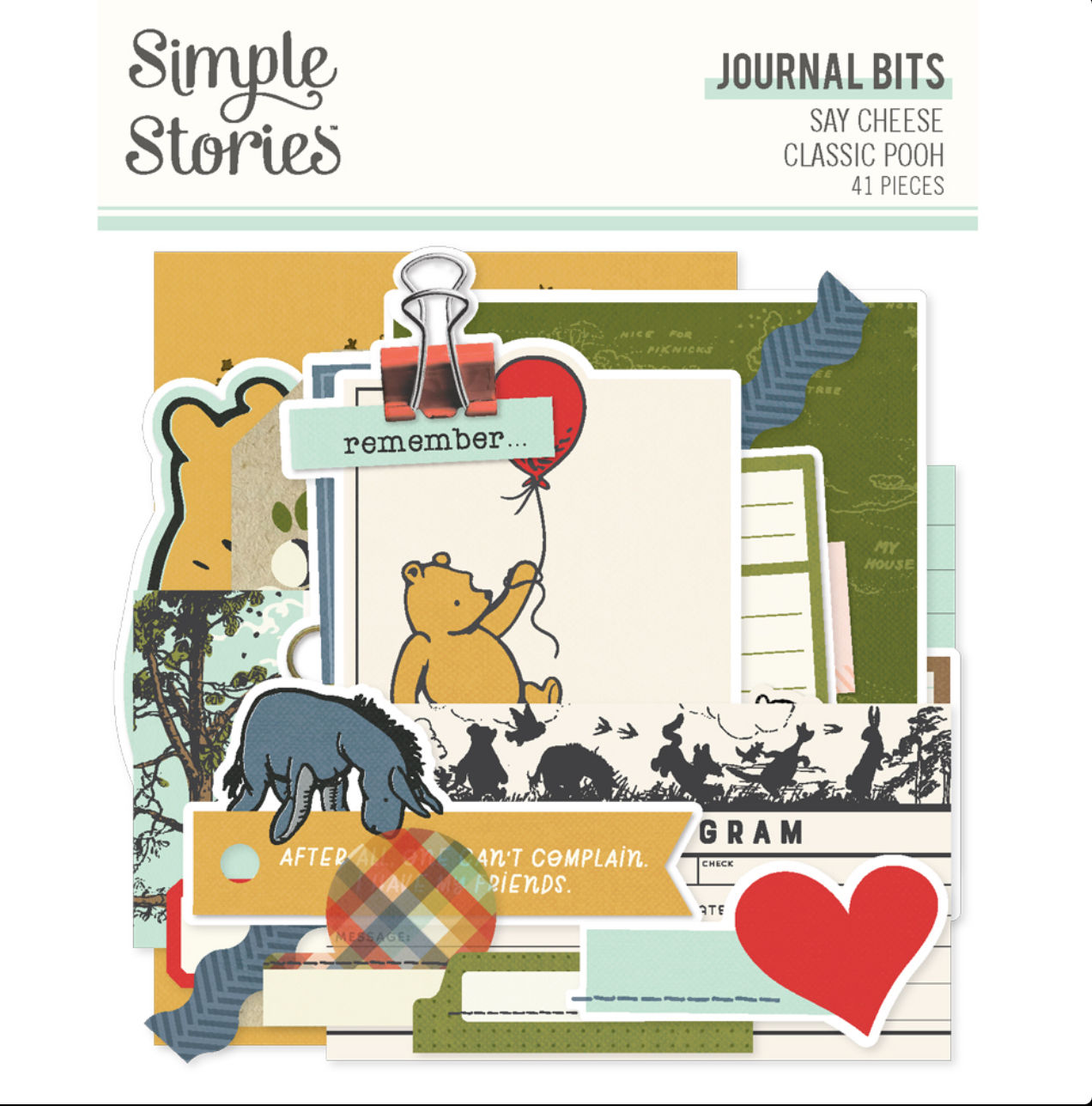 Simple Stories Say Cheese Classic Pooh Journal Bits