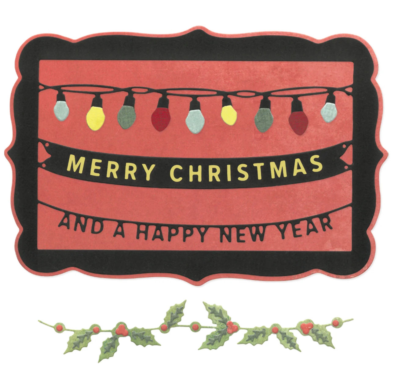 Sizzix Thinlits Die Set 15PK Snap And Swap Merry Christmas By 49 And Market