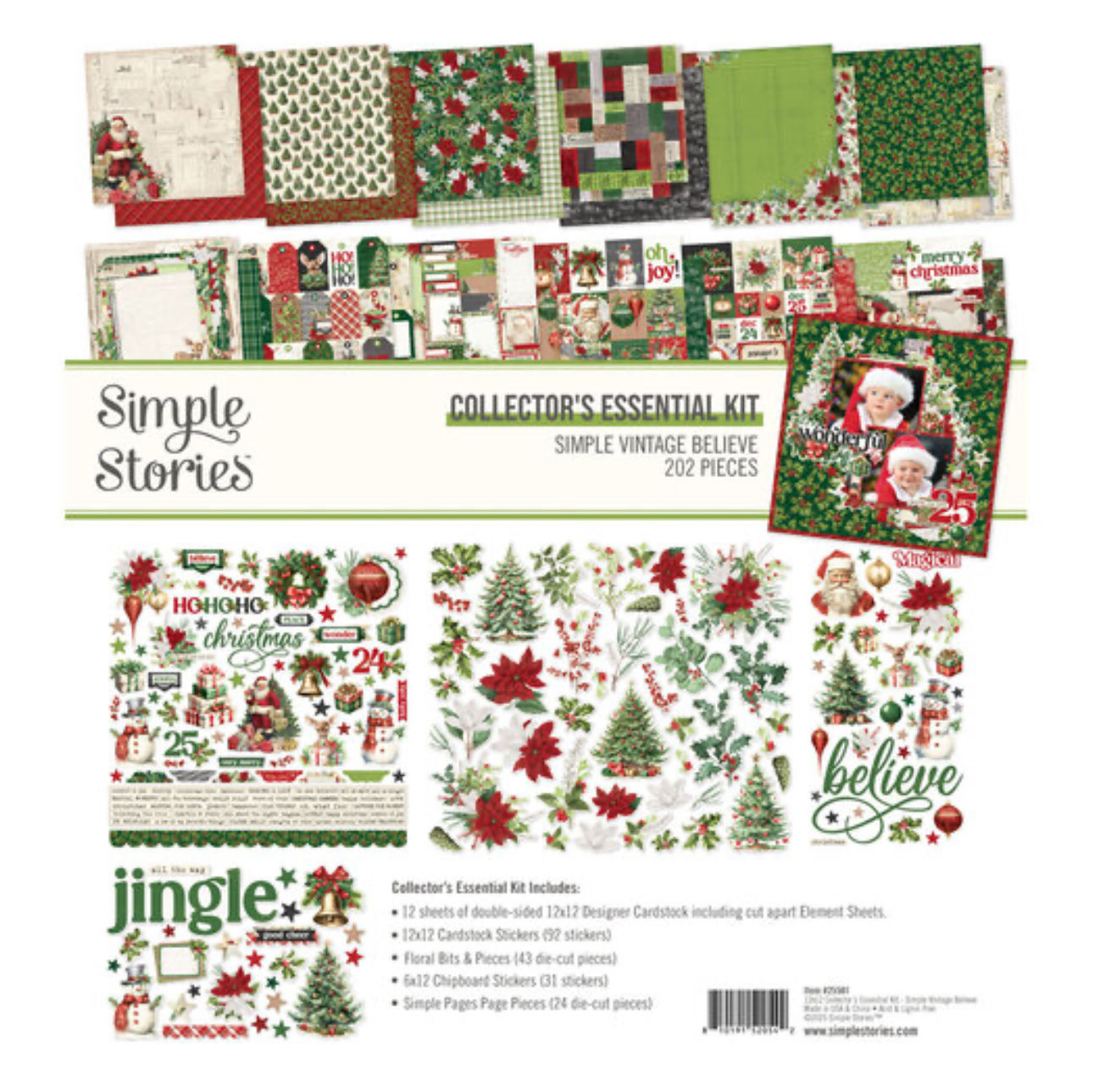 Simple Stories Vintage Believe Collector’s Essential Kit