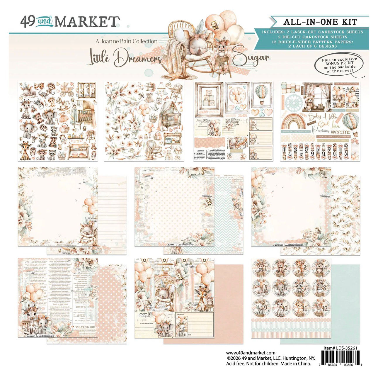 49 and Market Little Dreamers Sugar All in One Kit