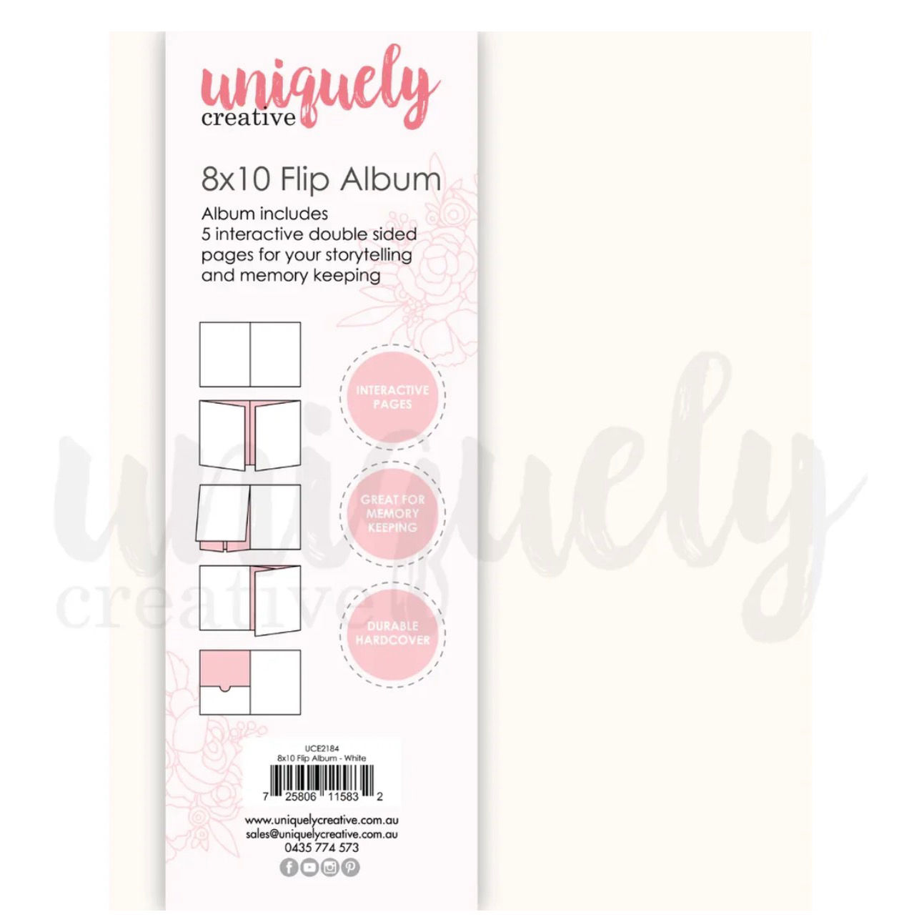 Uniquely Creative 8 x 10 Flip Album
