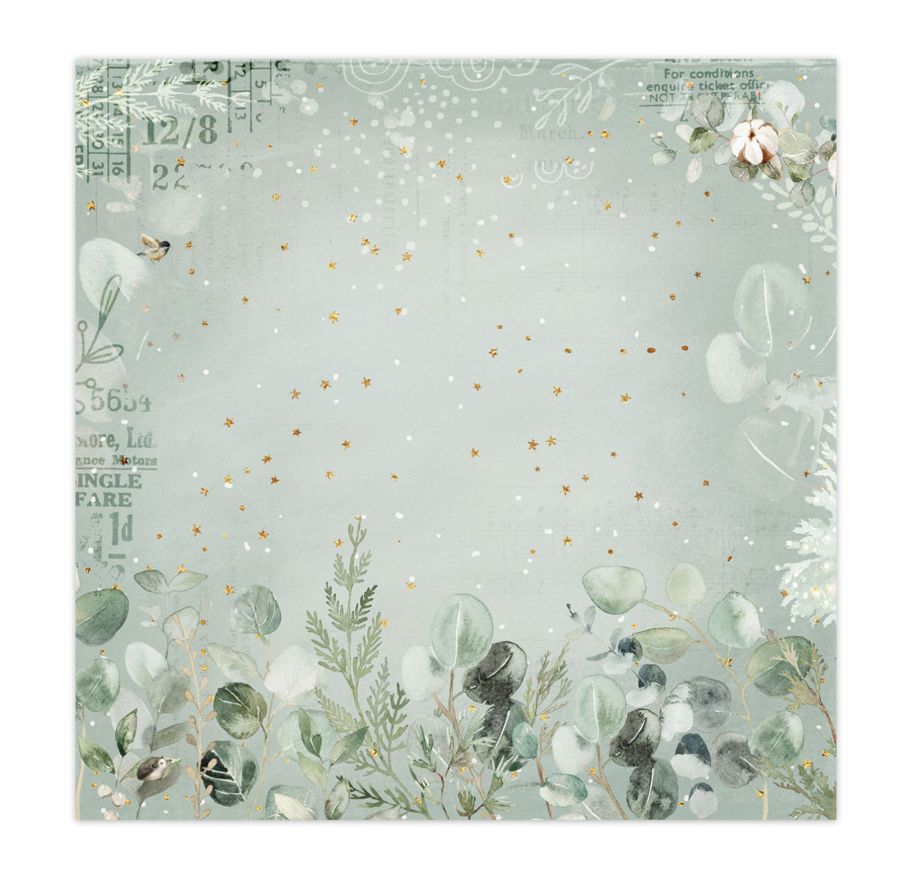 Pretty Little Studio Comfort & Joy Branching Out  Single Sided Paper