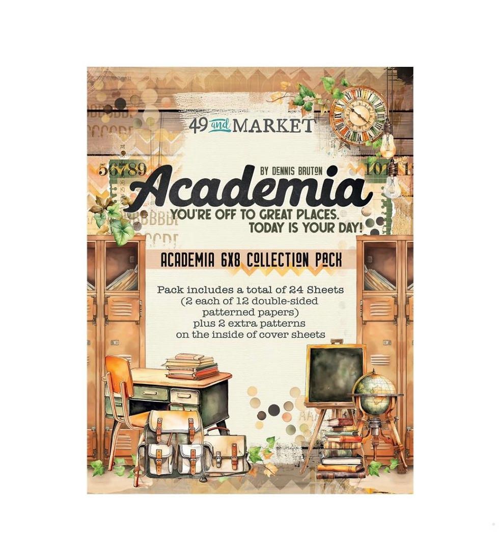 49 and Market Academia 6 x 8 collection pack