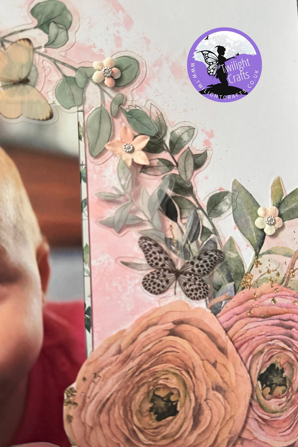 Thumbnail: Twilight Scrapbook Layout Kit Acetate Wreath