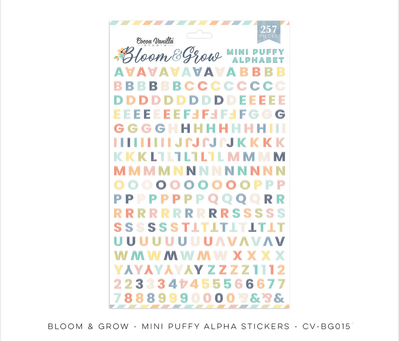 Cocoa Vanilla Studio Bloom and Grow Mini Puffy Alphabet